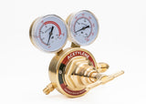 Acetylene regulator angled view