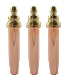 Three G03 propane machine cutting tips