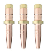 Three SC12 acetylene cutting tips