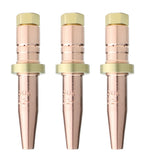 Three SC12 acetylene cutting tips