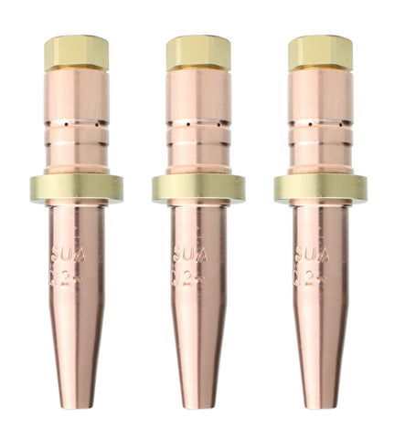 Three SC12 acetylene cutting tips