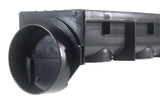 Channel drain end outlet installed
