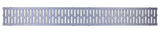 Gray slotted replacement drain grate