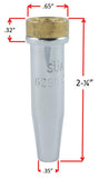 6290-series cutting tip dimensions