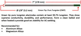 1/8-inch pure tungsten dimension and application guide