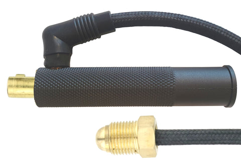 Dinse 10-25 TIG Torch Plug with Argon gas hose for 9 & 17 Series - LDTS-917F