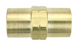 Water Hose Coupler 5/8" LH Female x 5/8" LH Female for Water-Cooled TIG Torches - Model: 11N18