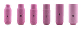 Regular pink TIG cups in sizes 4, 5, 6, 7, 8 and 10