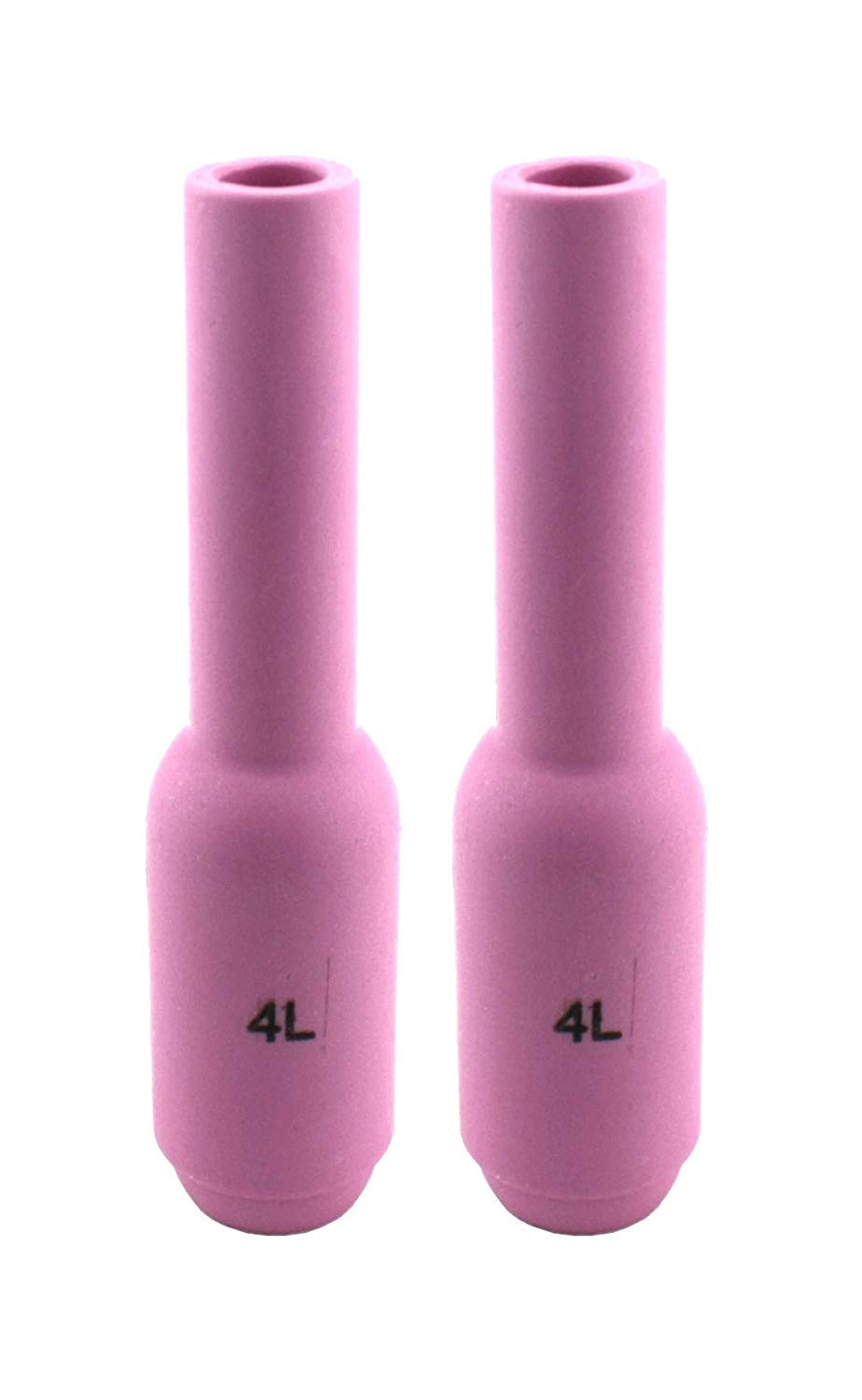 Two long size 4L pink TIG cups