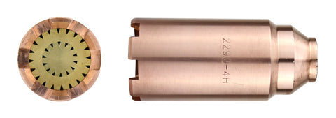 2290H copper rosebud heating tip showing face and side profile