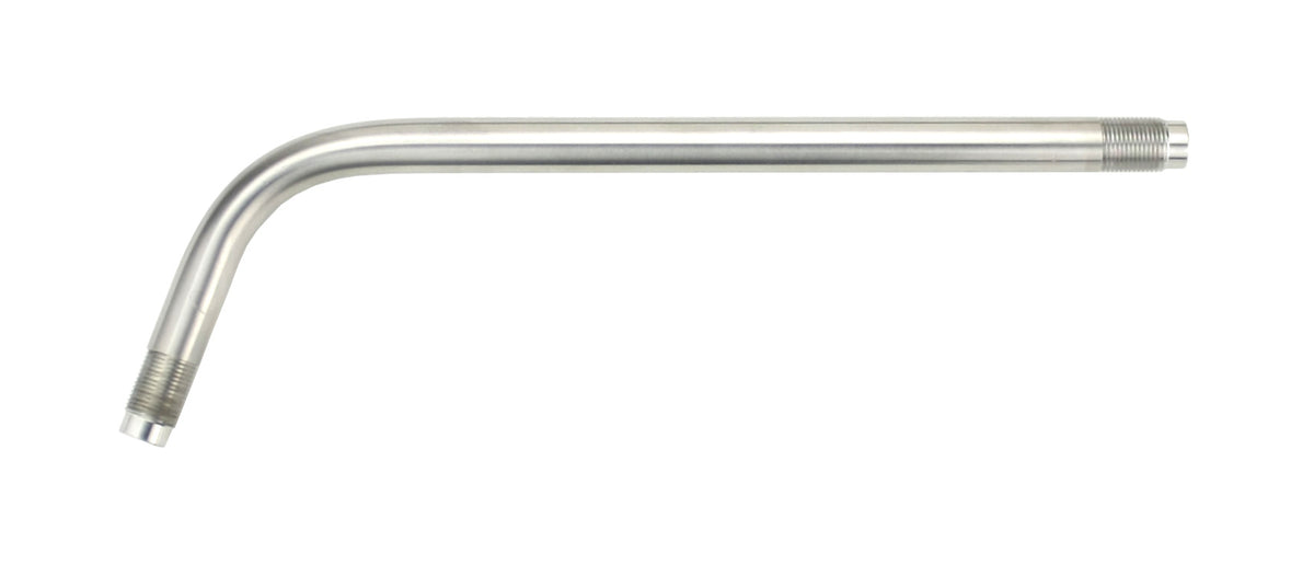 Close view of bent end and threaded tip connection on 2393 heating tube