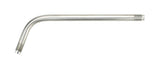Close view of bent end and threaded tip connection on 2393 heating tube