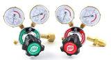 SÜA oxygen and acetylene regulator pair