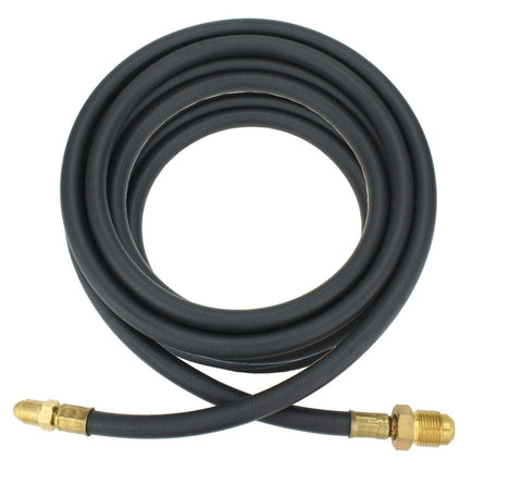 Coiled one-piece power/gas cable for 26-series TIG torches