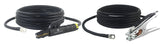 300A welding lead pair with terminal-lug connections