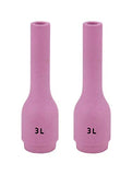 Alumina Nozzle Cups for TIG Welding Torches Series 9/20/25 with StandardSet-Up and 17/18/26 with Stubby Set-Up - Long