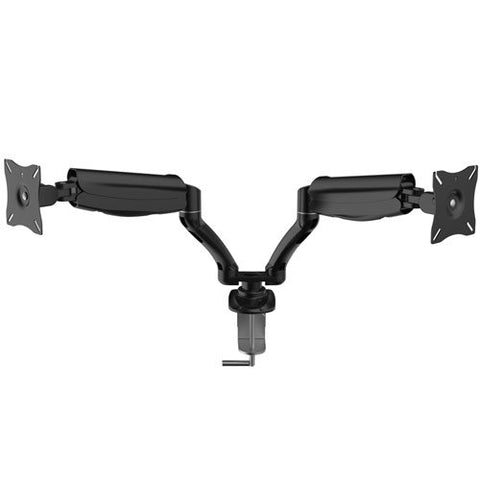 Double Monitor Mount - Double Extended Arm - Full Motion - Screen: 10" to 27"