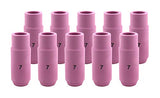 Alumina Nozzle Cups for TIG Welding Torches Series 17/18/26 with StandardSet-Up - Regular