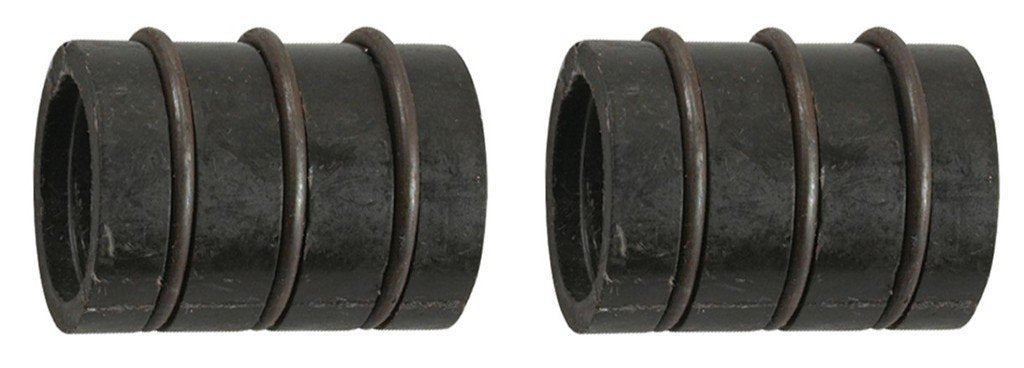 Pair of black No. 32 adjustable MIG nozzle insulators