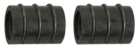 Pair of black No. 32 adjustable MIG nozzle insulators