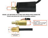 Dinse 35-70 TIG Torch Plug with Argon gas hose for 26 Series Torches - LDT-26R