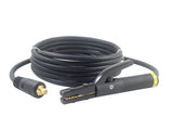 350A electrode holder lead with Dinse plug and coiled cable