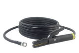 Electrode holder welding lead with ring terminal