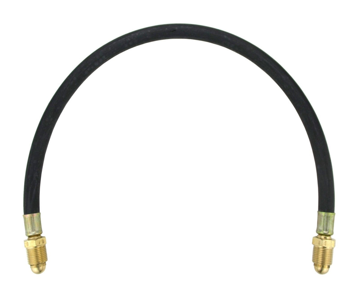 40V77-18 short argon extension hose with brass fittings