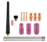 Consumables Kits for 9-20-25 Series TIG Torches - Standard Set-Up