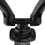 Double Monitor Mount - Double Extended Arm - Full Motion - Screen: 10" to 27"