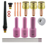 Consumables Kits for 17-18-26 Series TIG Torches - Large Diameter Gas Lens Set-Up
