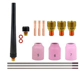 Consumables Kits for 9-20-25 Series TIG Torches - Gas Lens Set-Up