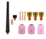 Consumables Kits for 9-20-25 Series TIG Torches - Gas Lens Set-Up
