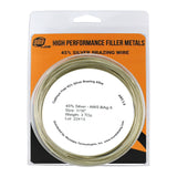 Silver Brazing Solder Wire - 45% - AWS BAg-5 - Size: 1/16" (1, 3 or 5 TOz)