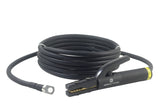 500A electrode holder lead with ring terminal