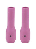 Alumina Nozzle Cups for TIG Welding Torches Series 9/20/25 with Standard Set-Up and 17/18/26 with Stubby Set-Up - Long