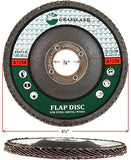Sanding Disc, Aluminium Oxide Flap Disc, Grinding Wheel 4-1/2" x 7/8" 120 Grit - T29
