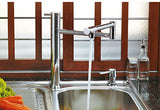 Sanipro Single Lever Swivel Arm Kitchen Faucet - Series: Mimas