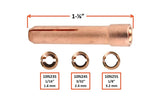 Consumables Kits for 17-18-26 Series TIG Torches - Stubby Set-Up