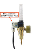 Hydroponics CO2 Flowmeter Regulator with Automatic Open/Close Selenoid Valve