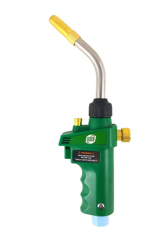 SÜA mapp or propane adjustable brazing and soldering self igniting torch green