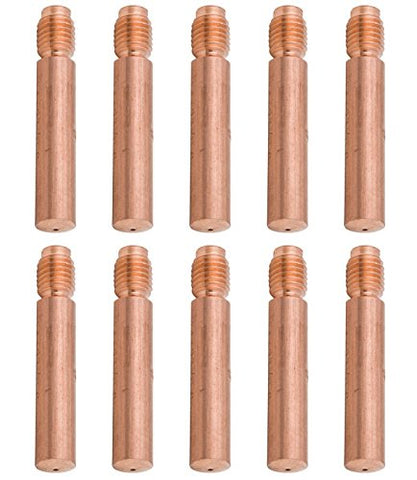 Contact Tips 14-45 (0.045"/1.2mm) Compatible with Tweco No. 2 & 4 and Lincoln Magnum Torches - (10 Pkg)