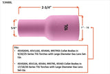 53N88L size 10L long large-diameter gas-lens cup dimensions