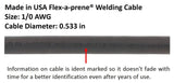350 Amp Welding Leads Assembly Set - 1/0 AWG cable