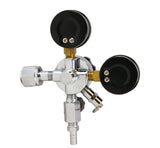 CO2 Regulator for Beer and Soda Keg and Dispensing System - CGA-320 - With Relief and Shut-Off Valve