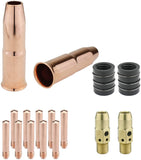 MIG Gun Consumables Kit - Compatible with Lincoln/Magnum 300 & 400 and Tweco #3 & #4-54A Diffuser - 34A Insulator - Tip - 24A Nozzle
