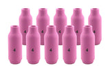 Alumina Nozzle Cups for TIG Welding Torches Series 17/18/26 with Standard Set-Up - Regular
