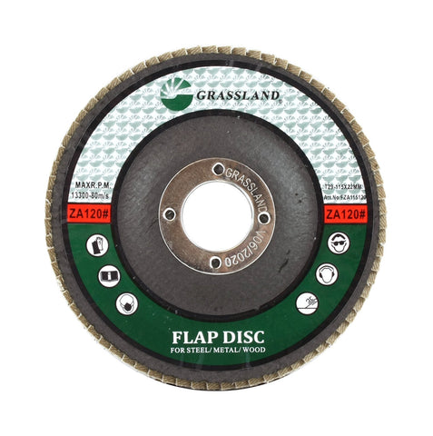 Sanding Disc, Zirconium Flap Disc, Grinding Wheel 4-1/2" x 7/8" 120 Grit - T29