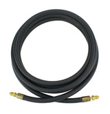 Coiled one-piece power/gas cable for 9/17-series TIG torches