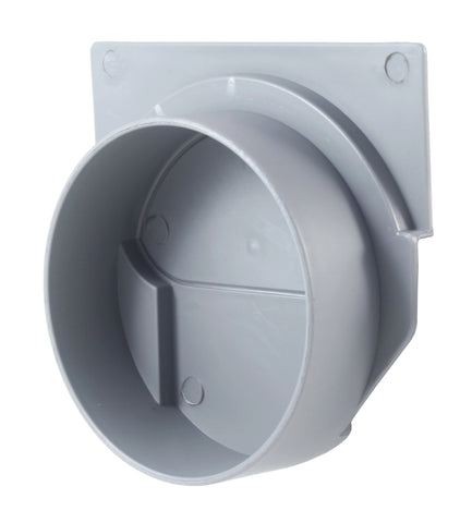 End Outlet Connector for Gray Plastic Drain UA-100 Series